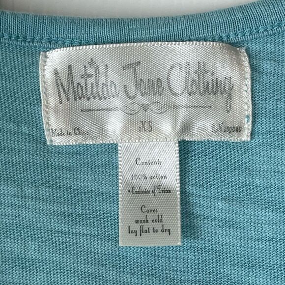 Matilda Jane Women's Size XS Wrap Dress Good Hart Flower Shop Tie Sleeveless - Picture 2 of 7